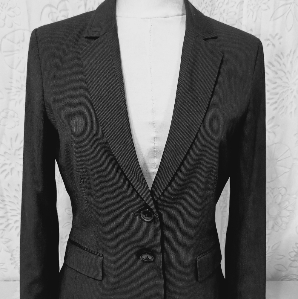 MEXX Tailored Pinstripe Dress Blazer Jacket, Size 8